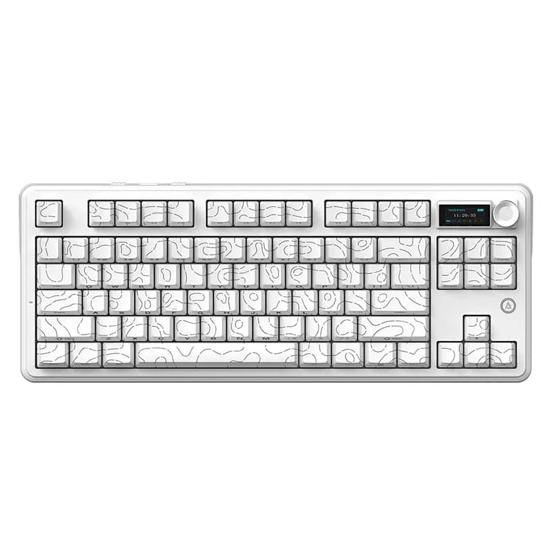 Ajazz MK87 - White Contour