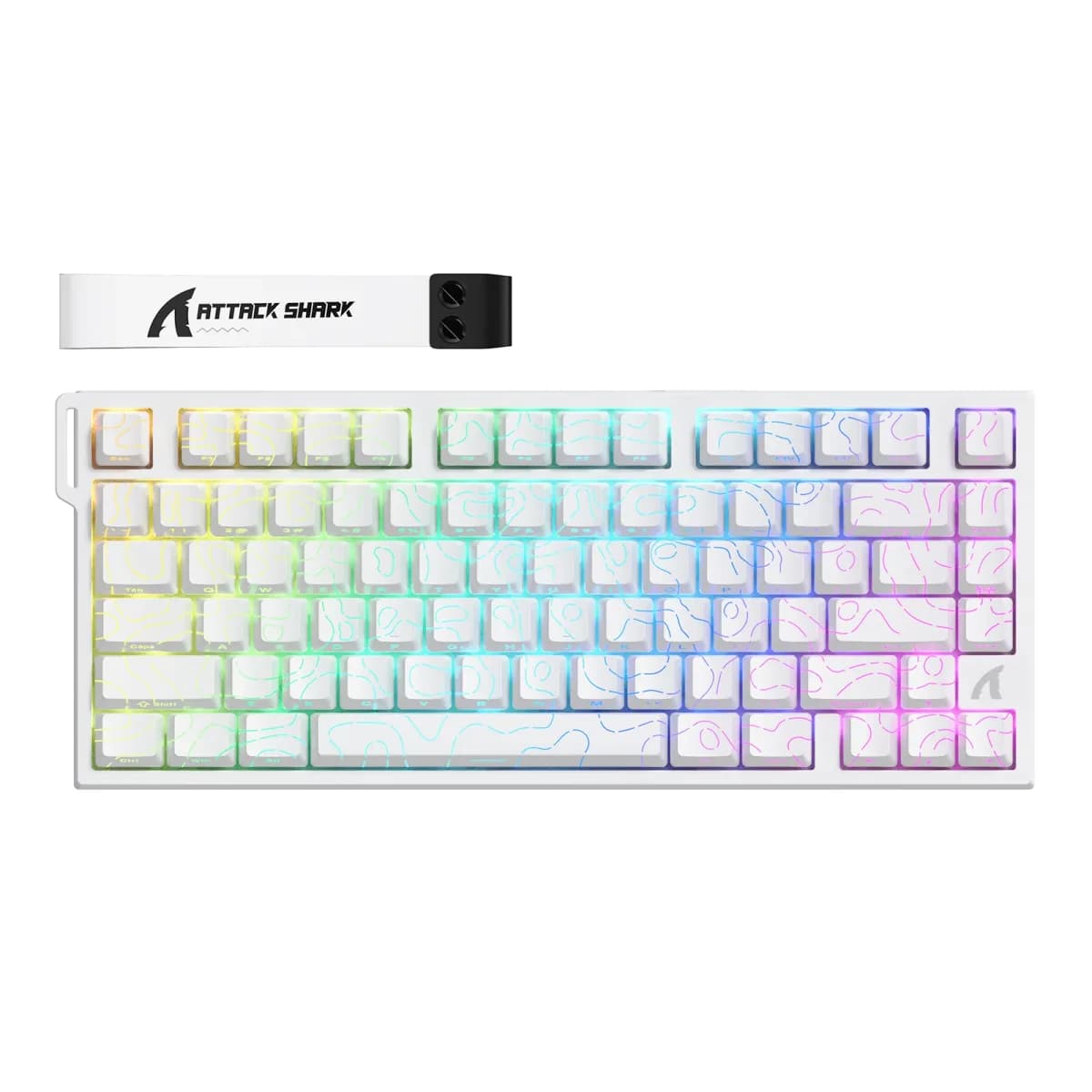 Attack Shark R82 HE White Contour